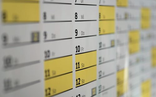 Un calendrier
