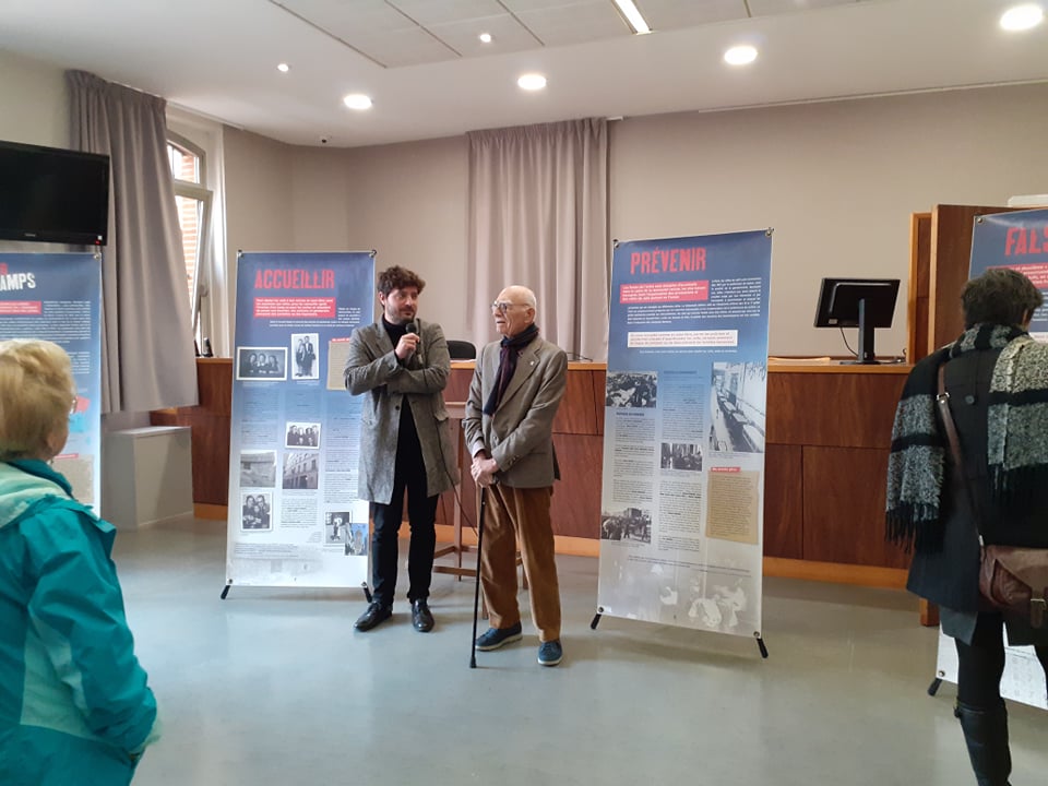 Vernissage : les membres du musée lors des discours du vernissage